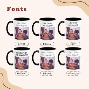 Custom Photo Collage Mug, Your Photo, Your Text, Personalized Photo Mug, Custom Coffee Cup Gift for Family and Friend, Memory Keepsake image 8