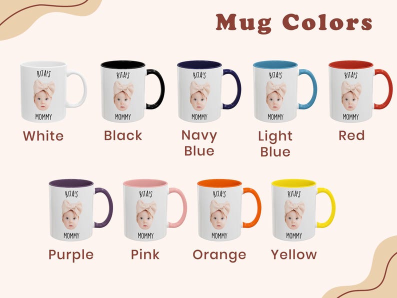 Custom Mug, Mug From Photo, Baby Face Mug, Mug With Kids Photo, Gift for Family, Mother’s Day, Father’s Day, Coffee Gift New Parents image 5
