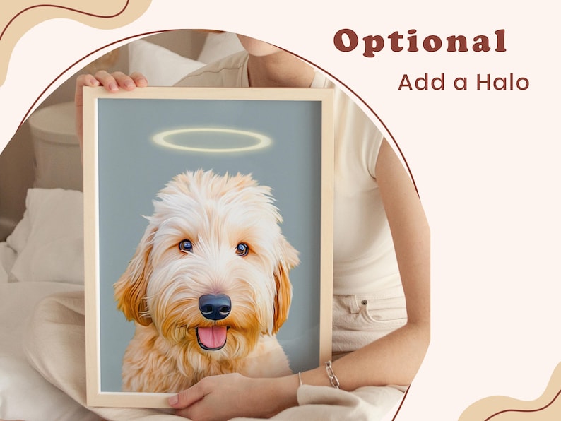 Digital Pet Portrait, Custom Pet Portrait, Pet Portrait From Photo, Dog Portrait, Custom Dog Portrait, Cat Portrait, Cat Mom Gift image 4