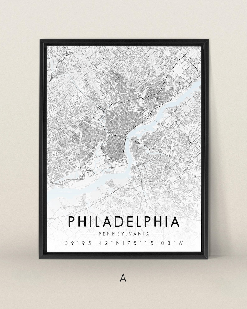 Set of 3 Custom Map Prints, Any Location, Map Print, Custom City Map, Map Poster, Personalized City, Custom Map Gift, Art image 2