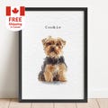 Personalized Pet Watercolor Print, Dog Portrait From Photo, Customized Painting for Dog, Pet Memorial Art, Cozy Pet Art, Dog, Gift, P4 product logo