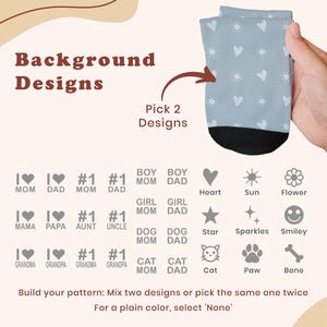 Custom Baby Face Socks, Many Faces Custom Parent Gift, Cute Baby Picture on Socks, Customized Christmas Gift for Parents, Baby Gift image 6