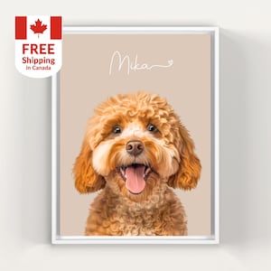 Pet Portrait, Custom Pet Portrait, Pet Portrait Custom, Dog Portrait, Cat Portrait, Pet Portrait From Photo, Custom Dog Portrait, Modern, P1