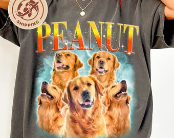Custom Vintage 90s T-Shirt, Personalized Retro Bootleg Shirt, Pet Photo on Tshirt, 90s Rap Group Bootleg Tee, Global Shipping