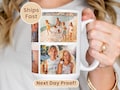 Custom Photo Collage Mug, Your Photo, Your Text, Personalized Photo Mug, Custom Coffee Cup Gift for Family and Friend, Memory Keepsake, AOM9