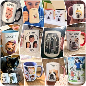 Custom Mug, Mug From Photo, Baby Face Mug, Mug With Kids Photo, Gift for Family, Mother’s Day, Father’s Day, Coffee Gift New Parents image 4