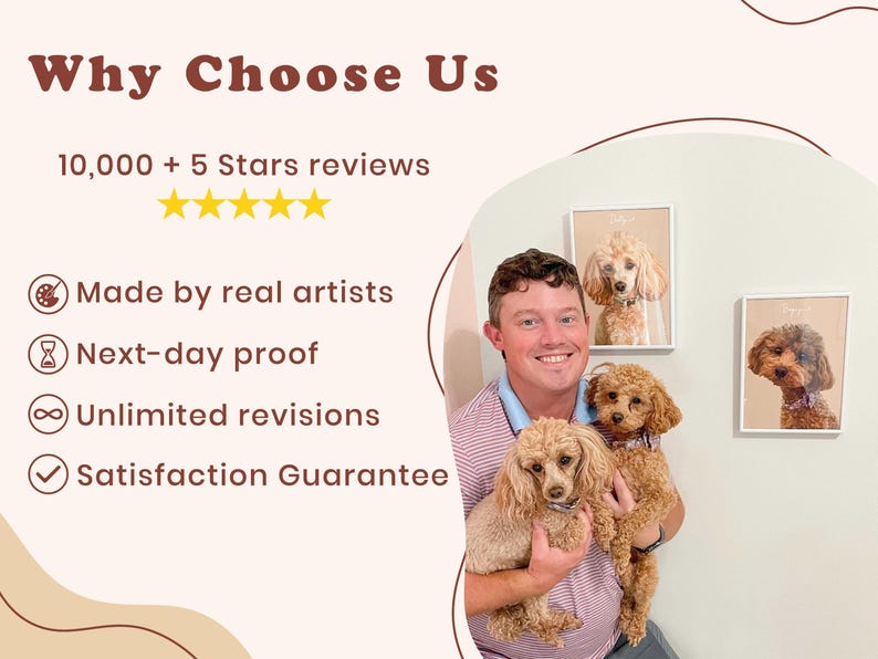 Digital Pet Portrait, Custom Pet Portrait, Pet Portrait From Photo, Dog Portrait, Custom Dog Portrait, Cat Portrait, Cat Mom Gift image 10