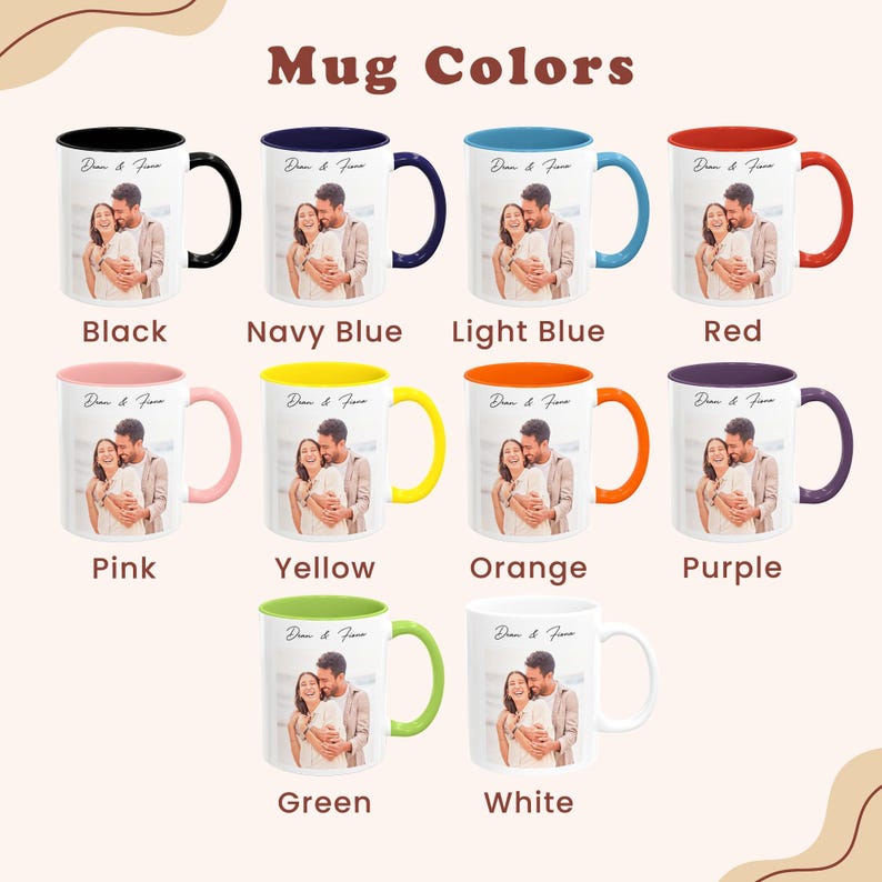 Custom Photo Collage Mug, Your Photo, Your Text, Personalized Photo Mug, Custom Coffee Cup Gift for Family and Friend, Memory Keepsake image 6