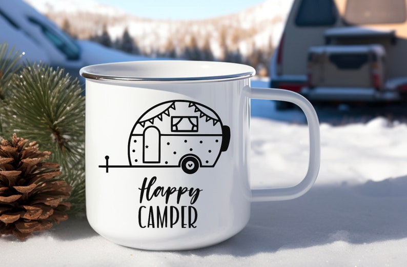 Plotterdatei Camping Wohnwagen SVG, Plotterdatei Camper, Camping Sprüche, Urlaub Camper Svg, Camping Sprüche Schriftzüge, Camper Svg Dxf zdjęcie 10