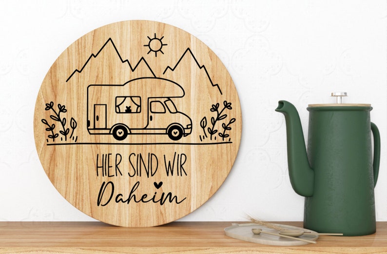 Plotterdatei Camping Wohnwagen SVG, Plotterdatei Camper, Camping Sprüche, Urlaub Camper Svg, Camping Sprüche Schriftzüge, Camper Svg Dxf zdjęcie 7