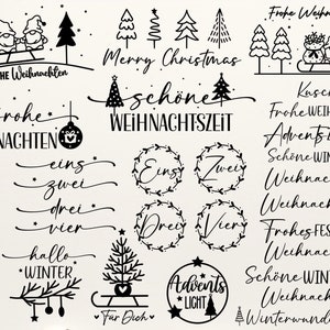 Plotterdatei weihnachten Svg, Weihnachten svg, Christmas Svg, Weihnachtsdeko, Plotterdatei Svg, Wichtel Plotterdatei image 1