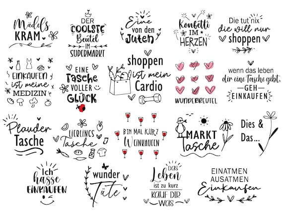 Plotterdatei Danke, Best Friends Svg, Taschensprüche svg, Jutetasche plotten svg, Cricut Silhouette, Eine von den Juten