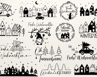 Plotterdatei weihnachten svg, Weihnachten svg, Christmas svg, Weihnachtsdeko
