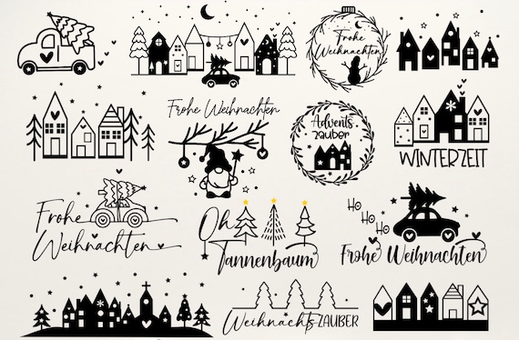 Plotterdatei weihnachten svg, Weihnachten svg, Christmas svg, Weihnachtsdeko