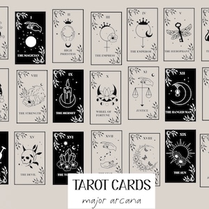 Tarot-Svg, Tarot-Karten-Svg, Hexe-Svg, Major Arcana-Svg, Celestial-Svg, Hexenhandwerk-Svg, Mystisch-Svg, Hippie-Svg