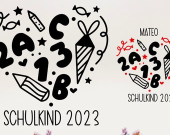 Plotterdatei Herz Svg,Plotterdatei Schulkind Svg ,Einschulung SVG, Schulkind Svg, Schulkind tshirt, Schulkind Geschenk, Schultüte