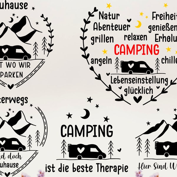 German Camping svg, Herz Camping svg, Camping Geschenk, Camping Shirt