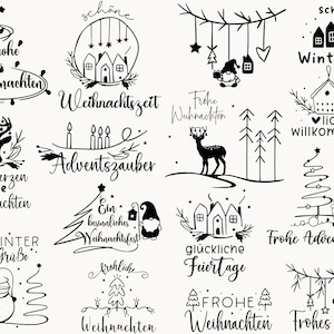 Plotterdatei weihnachten svg, Weihnachten svg, Christmas svg, Weihnachtsdeko,Laserdatei Weihnachten,Datei für Silhouette Cricut