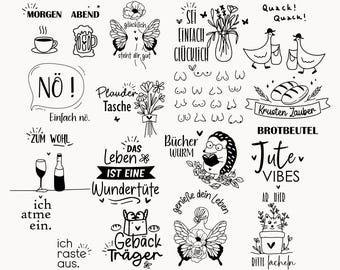 Plotterdatei Danke, Best Friends Svg Bundle, Cricut Silhouette, Lieblingsmensch Svg, Schön dass es dich gibt, Deutsche Sprüche svg