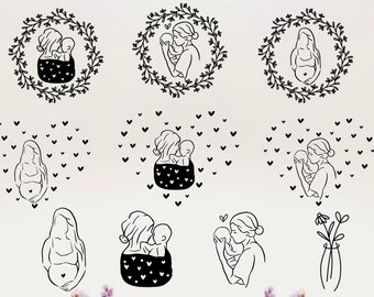 Plotterdatei Muttertag, Plotterdatei Mama Svg,Mothers day Svg,Mom svg
