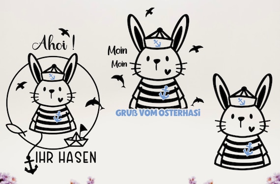 Plotterdatei ostern, Osterhase Svg,Nautical Maritime SVG