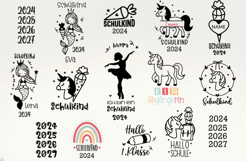 Schulkind Svg, Plotterdatei Einschulung Svg , Schulstart svg , Schulanfang Sprüche Svg , Plotterdatei Erste Klasse svg image 1