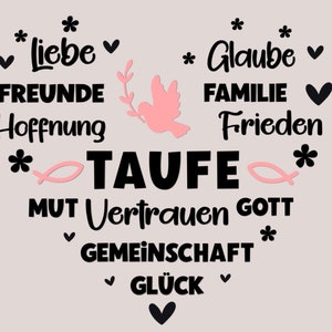 Plotterdatei Herz Svg,Plotterdatei communion Svg,Plotter Taufe Svg,Plotter file Heart baptism Svg,Sayings Communion