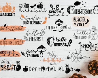 Herbst Plotterdatei Svg Png,Herbstsprüche,Kerzentattoo herbst,Kerzenfolie herbst PDF
