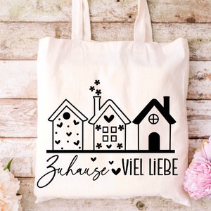 Deutsche Haus Plotterdatei SVG, Haus Herz Liebe SVG, Zuhause Schriftzug Sprüche SVG, Plotterdatei Home SVG, Plottergeschenk Umzug Bild 3