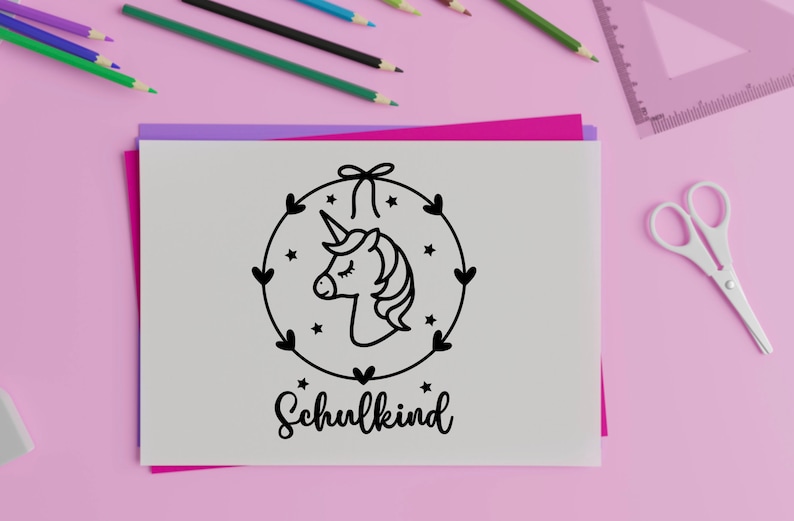 Schulkind Svg, Plotterdatei Einschulung Svg , Schulstart svg , Schulanfang Sprüche Svg , Plotterdatei Erste Klasse svg image 4