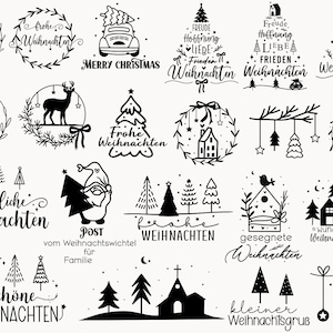 Plotterdatei Weihnachten svg , Plotterdatei Sprüche, Schriftzüge Weihnachten deutsch, Weihnachten svg, Laserdatei Weihnachten, Cricut