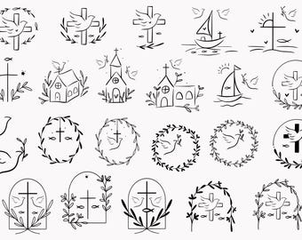 Taufe Plotterdatei Svg, Taufgeschenk, Taufe Svg, Taufsprüche, Laserdatei Taufe,  Kommunion Svg, Heiliges Kreuz Svg, Konfirmation Svg