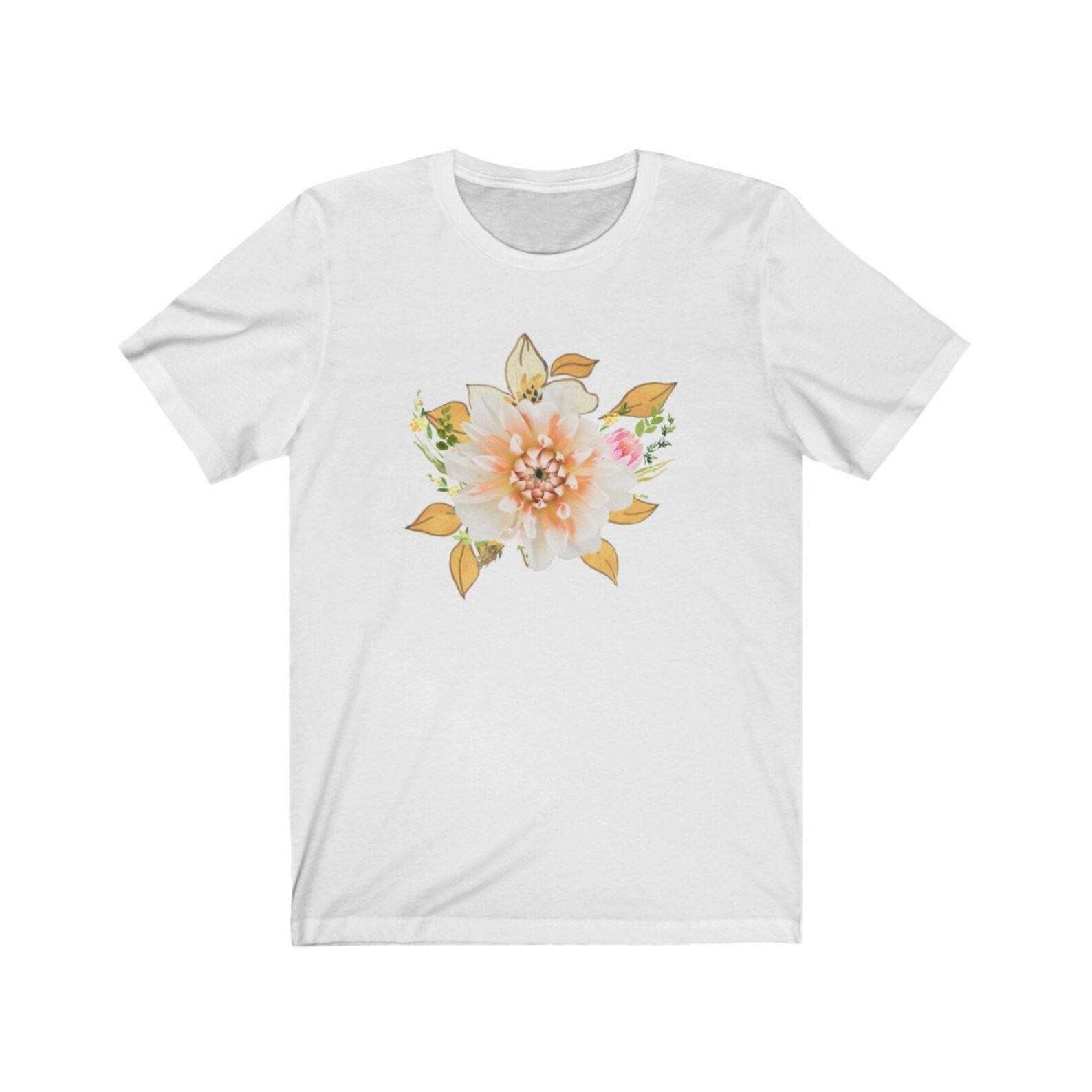 Summer flowers Unisex Jersey Short Sleeve Tee | Etsy