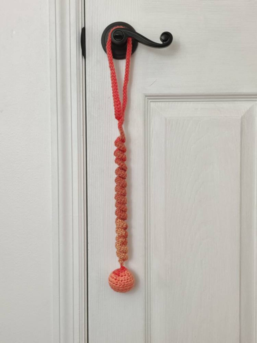 Crochet Doorknob Cat Toy // Handmade Cat Toy // Random Color Cat Toy Etsy