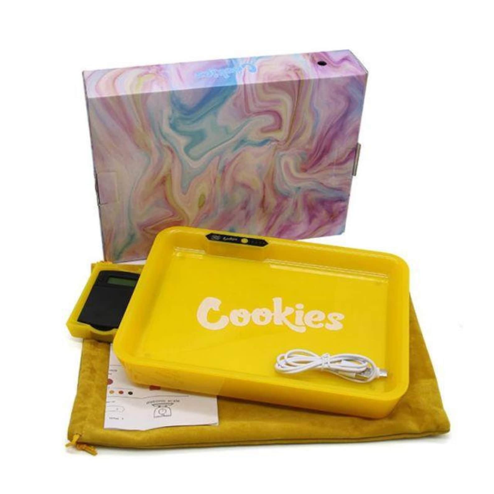 Cookies LED Rolling Tray With Scale Manual / With Weed Etsy