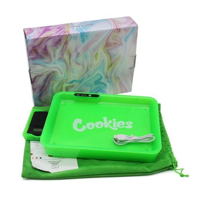 Cookies LED Rolling Tray With Scale Manual / With Weed Etsy
