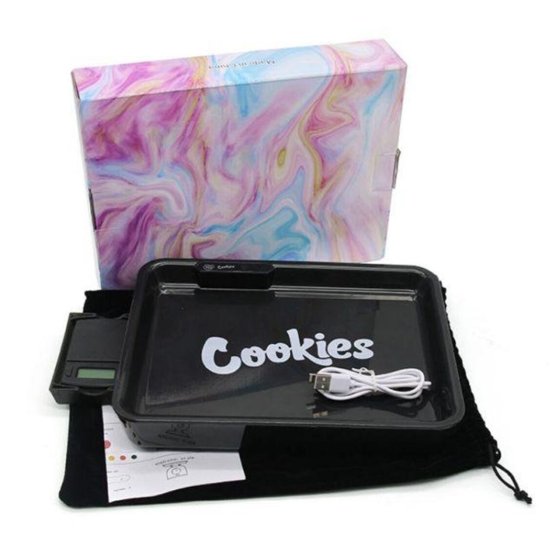 Cookies LED Rolling Tray With Scale Manual / With Weed Etsy