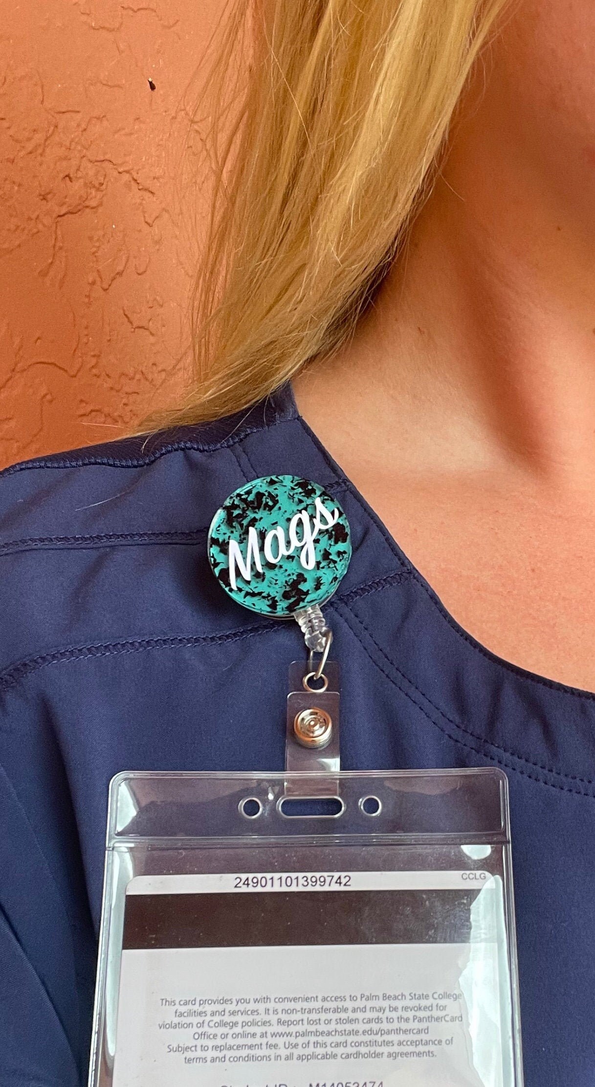 Resin Badge The Fancy Name Tag Etsy