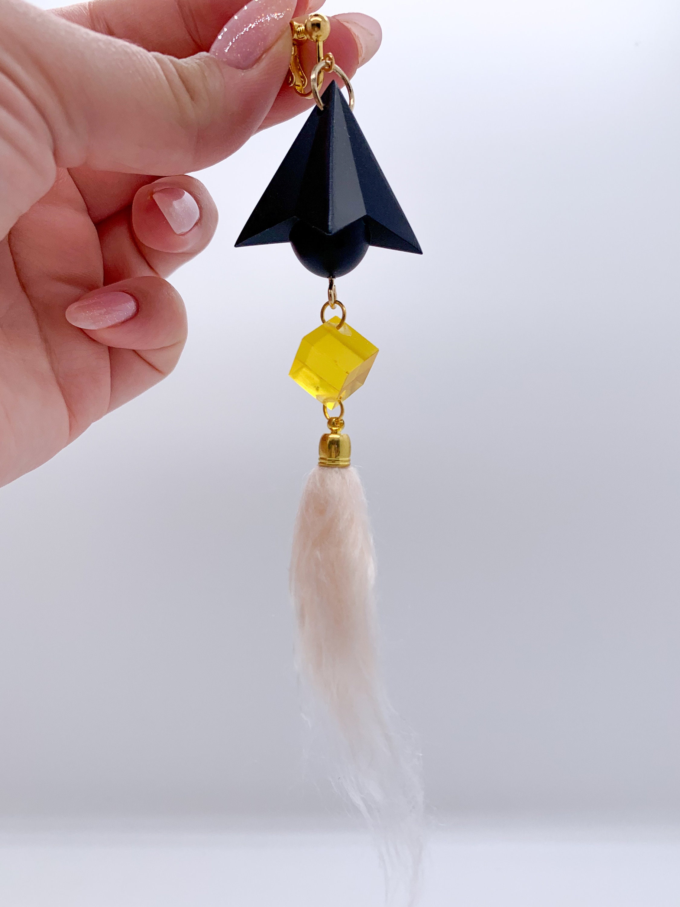 Zhongli earring cosplay Genshin Impact Etsy