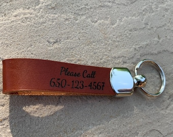 Keychain for Men Leather, Custom Personalized Keychain, Keychain, Leather Key Fob, Leather Key Chain, Engraved Keychain, Keychains For Women