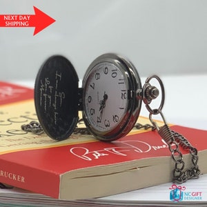 Personalized Pocket Watch for Christmas Gift, Groomsman Gift Set, Engraved Pocket Watch, Custom Graduation Present,Anniversary Gift For Him