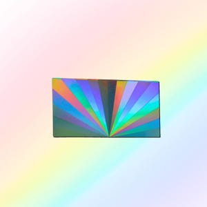 Suncatcher Sticker Sunrise Prism Window Cling Rainbow Effect Gift for Aunt Retro Window Decal Positive Affirmations Yoga Room Decor