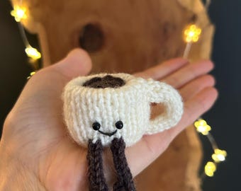 Espresso Coffee Cup Knitting Pattern (PDF Pattern)
