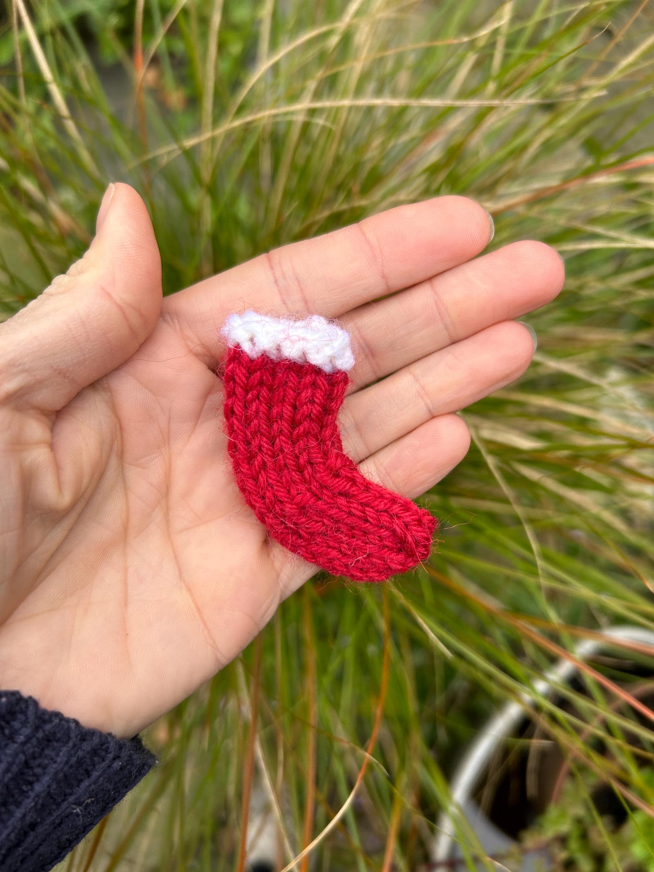 Knitted Mini Stocking Pattern, English Pattern Only - Etsy