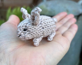 Little Rabbit Knitting Pattern: Instant Download (PDF)