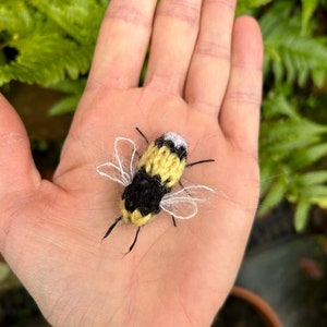 Knitted Bumblebee Pattern: DK Yarn Bee (PDF Pattern)