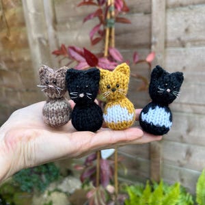 Patroon gebreide katten: Engelse pdf (digitale download)