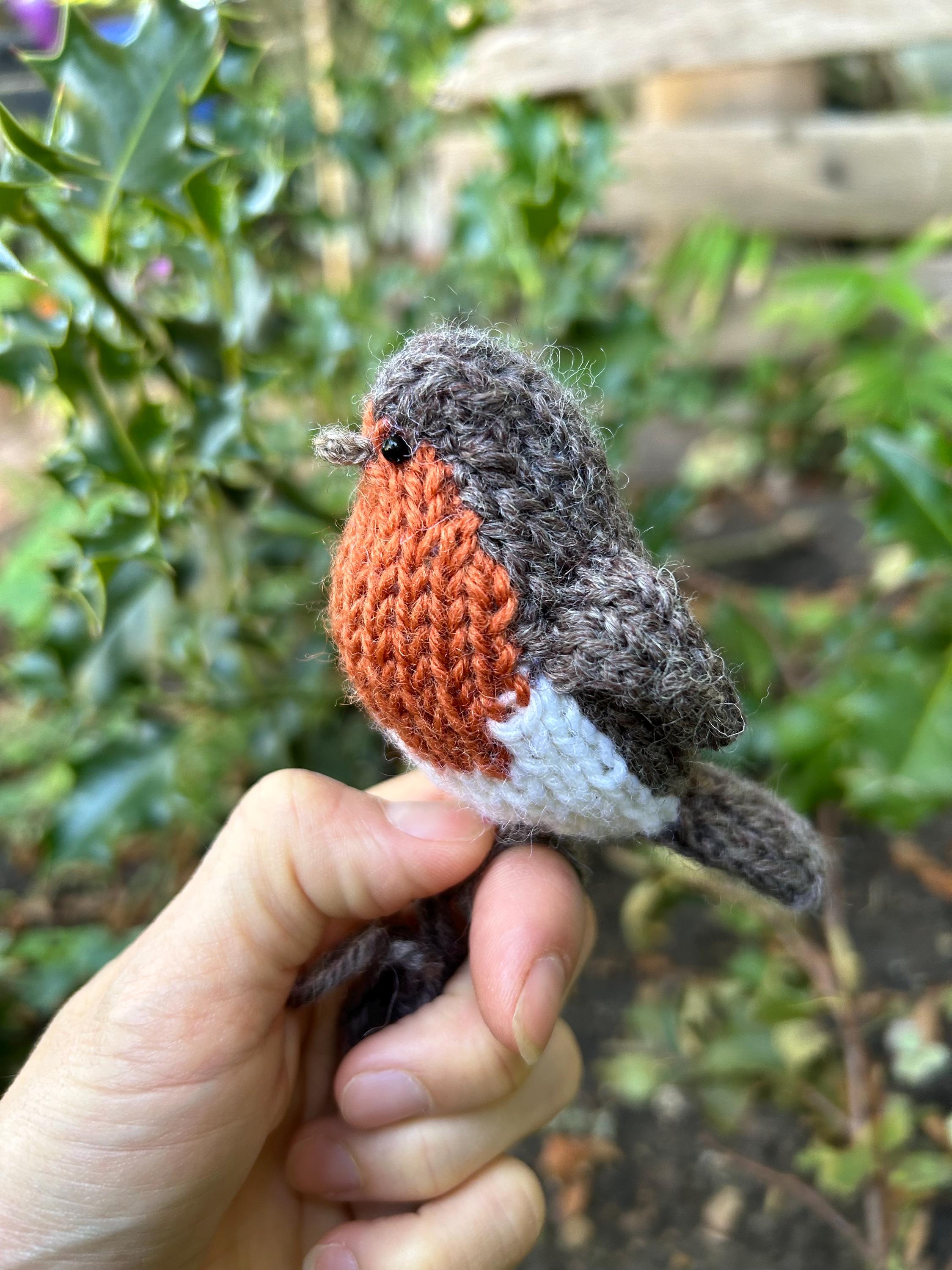 Rocking Robin Pattern Knitted Robin Pattern: English PDF Download - Etsy UK