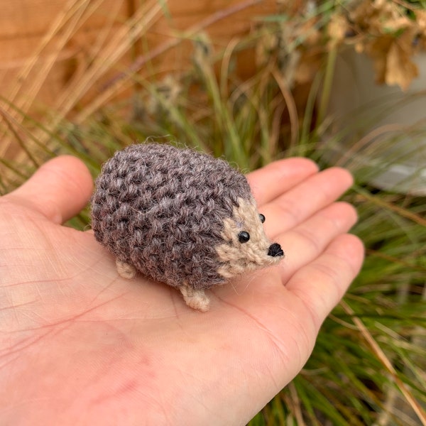 Mini Knitted Hedgehog Pattern
