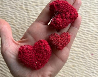 Pattern Only, Knitted Heart, Valentines Day Heart, Pattern, Knit Pattern